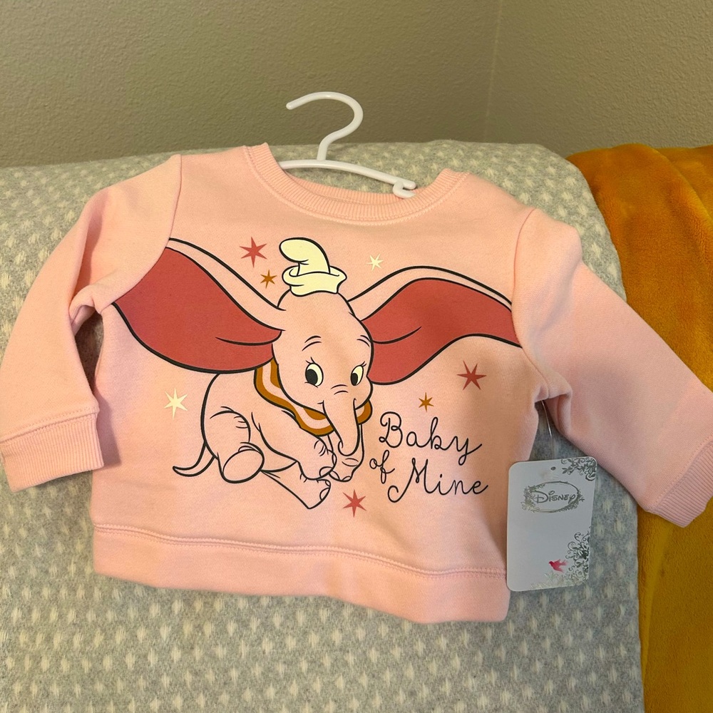 Disney’s Dumbo sweatshirt- girls - 6 months